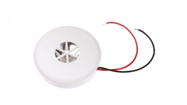 Sygnalizator Buzzer 12/24V DC ciągły 90/100dB biały B2-C