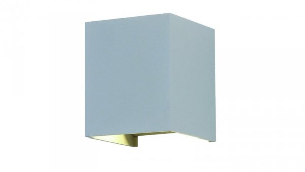 Kinkiet LED VT-759 6W 4000K 660lm SZARY KWADRAT IP65 A++ 7089
