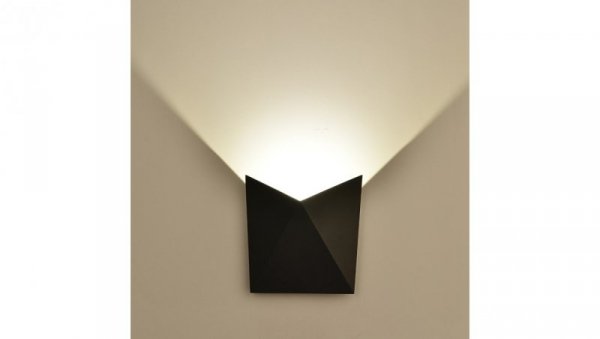 Oprawa elewacja VT-825 5W LED WALL LIGHT COLORCODE:3000K -BLACK BODY 8282