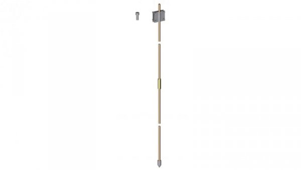 Uziom kompletny 5/8 cala miedziowany 100um 1,5m Mi 14101504