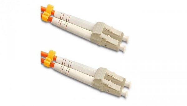 Qoltec Patchcord światłowodowy LC/UPC-LC/UPC Multimode 50/125U OM2 Duplex 2m