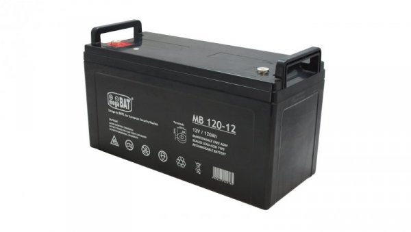 Akumulator AGM 12V 120Ah (338x170x215mm) MB 120-12h