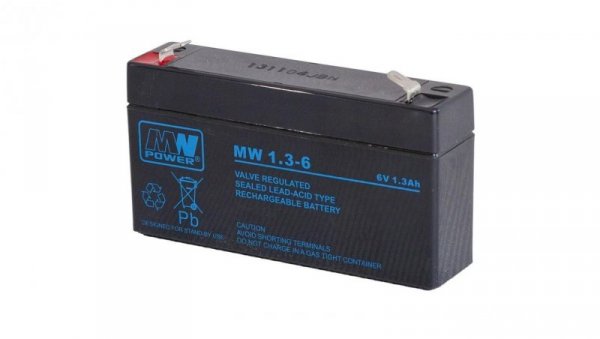 Akumulator AGM 6V 1,0Ah (51x42x51mm) MW 1-6*