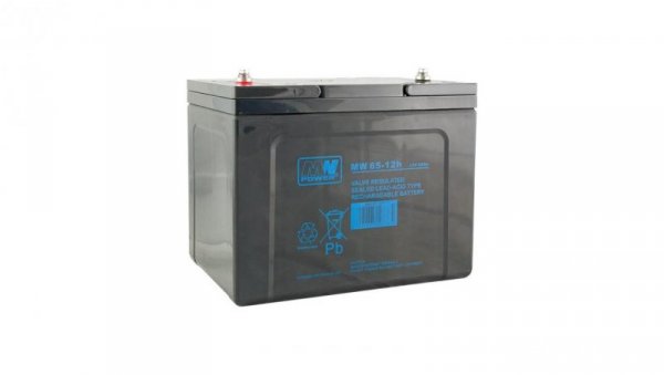 Akumulator AGM 12V 65Ah (260x170x202mm) MW 65-12h