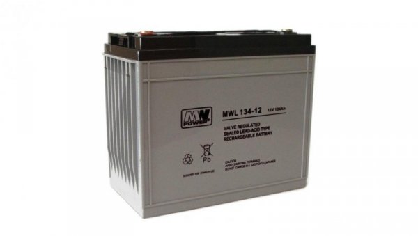 Akumulator AGM 12V 134Ah (342x173x280mm) MWL 134-12