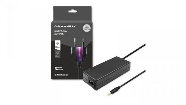 Qoltec Zasilacz do laptopa Lenovo 45W 20V 2.25A 4.0*1.7 +kabel zasilający