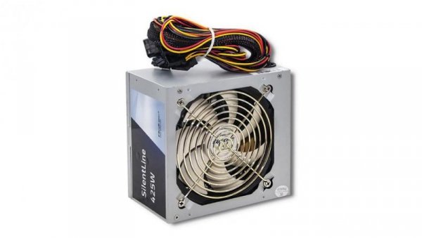 Qoltec Zasilacz ATX SilentLine 425W