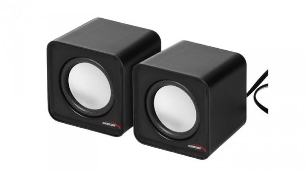 Głośniki komputerowe 6W USB SilveriBlack Audiocore AC870 B AC870
