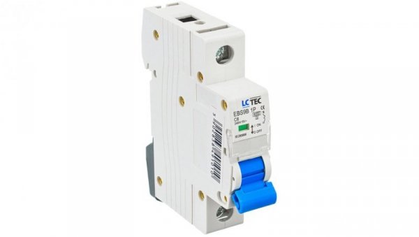 Wyłącznik nadprądowy 1P C 6A 6kA AC LC-Tec EBS9B-1C/6 LCTEC-EBS9B-1C/6