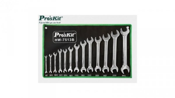 Zestaw kluczy płaskich Pros Kit HW-7513B 13szt. 18171