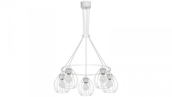 Lampa Wisząca DON WHITE 5xE27