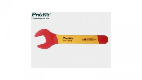 Klucz płaski 1kV 19mm HW-V119B 11729