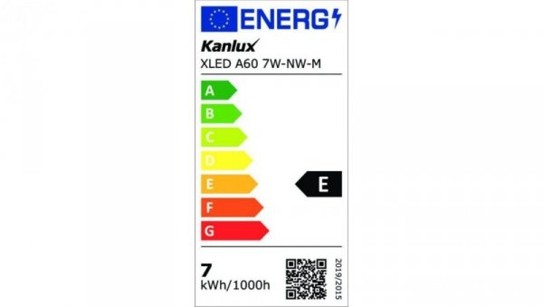 Żarówka LED E27 XLED A60 7W-NW-M 810lm 4000K barwa neutralna 29610