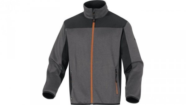 Bluza z poliestru kolor szaro-pomarańczowy rozmiar 3XL BEAVEGO3X