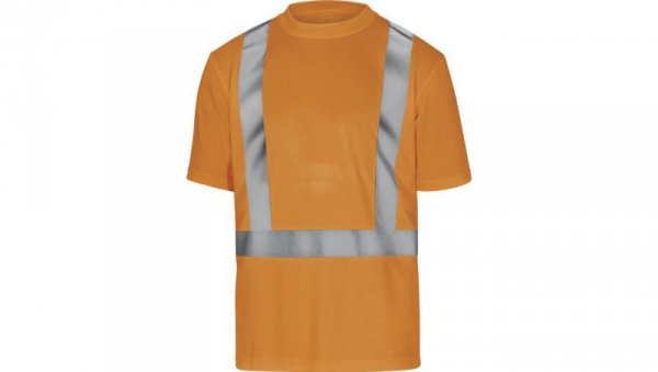 T-shirt ostrzegawczy z poliestru kolor pomarańczowy rozmiar L COMETORGT