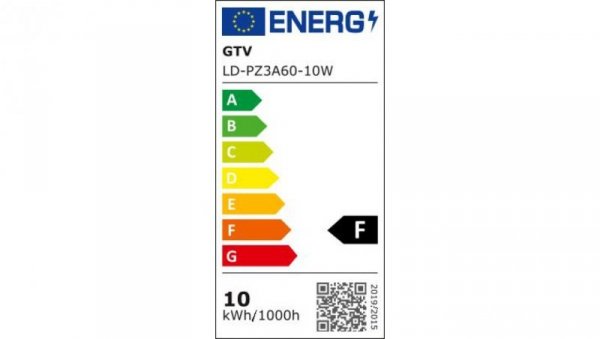 Żarówka LED E27 A60 10W 840lm 6400K AC220-240V 220st. LD-PZ3A60-10W