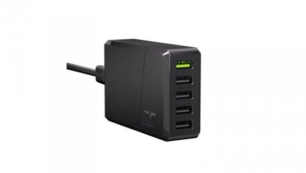 Ładowarka Sieciowa Green Cell GC ChargeSource 5 5xUSB 52W z szybkim ładowaniem Ultra Charge i Smart Charge