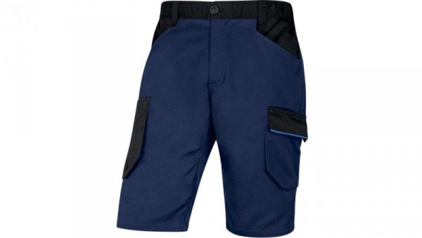 Bermudy robocze Mach2 z poliestru i bawełny granatowo niebieskie 3XL M2BE3 M2BE3BM3X