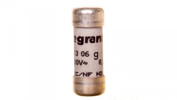 Wkładka bezpiecznikowa cylindryczna 8,5x23mm 6A 250V 011306 /10szt./
