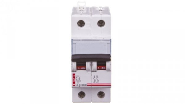 Wyłącznik nadprądowy 2P C 6A 10kA AC S312 TX3 404201