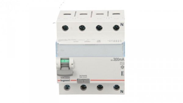Wyłącznik różnicowoprądowy 4P 63A 0,3A typ AC P304 TX3 411729
