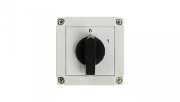 Łącznik krzywkowy 0-1 3P 10A w obudowie IP55 4G10-10-PK R014 63-840306-011