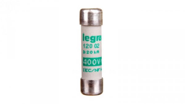 Wkładka bezpiecznikowa cylindryczna 8x32mm 2A aM 400V 012002
