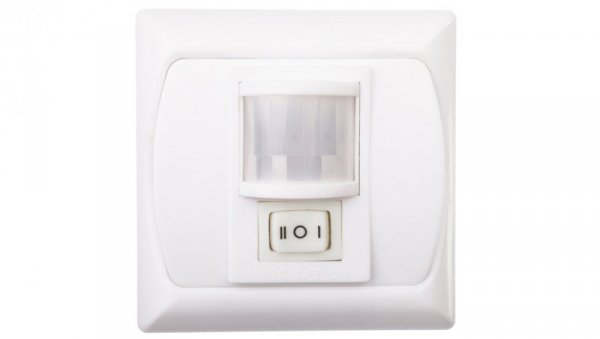 Czujnik ruchu 300W 120st. MERGE JQ-L podtynkowy IP20 biały 07690