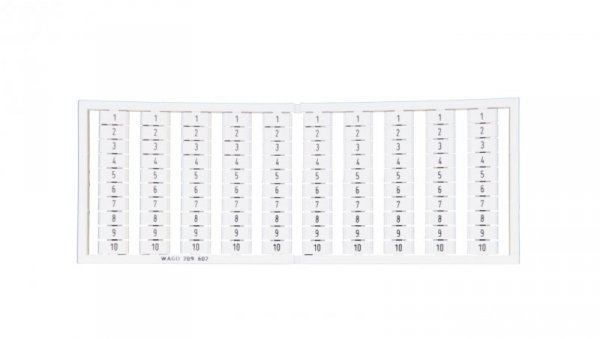 Ramka z oznacznikami 10x 1-10 209-602 /5szt./