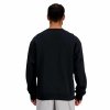 Bluza bez kaptura Męska New Balance Sport Essentials Fleece Logo Czarny