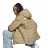 Kurtka Sportowa Damska Puma Ess Hooded Padded Jacket Beżowy