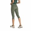 Legginsy Sportowe Damskie Ditchil Capri Vibrant Oliwka