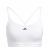 Stanik Sportowy Adidas Aeroreact Ls P Biały