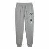 Spodnie dresowe dla dorosłych Puma Power Graphic Sweatpants Szary Mężczyzna