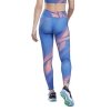 Legginsy Sportowe Damskie Reebok MYT Printed Niebieski
