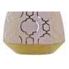 Wazon DKD Home Decor Porcelana Różowy Złoty Orientalny Chromowanie 16 x 16 x 18 cm