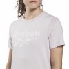 Koszulka z krótkim rękawem Damska Reebok Identity Jasnoróżowy