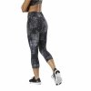Legginsy Sportowe Damskie Reebok Lux 3/4 Czarny