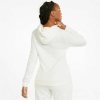 Bluza z kapturem Damska Puma Essentials Embroidery Biały