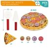 Drewniana Gra Woomax Pizza 27 Części (6 Sztuk)