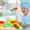 Zestaw Zabawkowe Jedzenie Colorbaby Urządzenia i przybory kuchenne 20 Części (12 Sztuk)