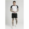 Krótkie Spodenki Sportowe Męskie SikSilk Standard Czarny