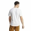 Koszulka z krótkim rękawem Męska Adidas Base Biały