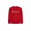 Bluza z kapturem Męska Champion Crewneck Biały Czerwony