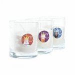 Świeca DKD Home Decor 3 Królowie (8 x 8 x 9 cm) (3 Sztuk)