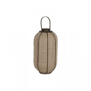 Świeczniki Home ESPRIT Naturalny Juta Bambus 33 x 33 x 61,5 cm