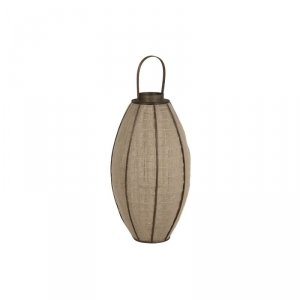 Świeczniki Home ESPRIT Naturalny Juta Bambus 37 x 37 x 70 cm