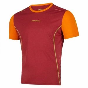 Koszulka sportowa z krótkim rękawem La Sportiva Tracer Brązowy