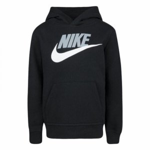Bluza z kapturem Dziecięca Nike Club Hbr Czarny