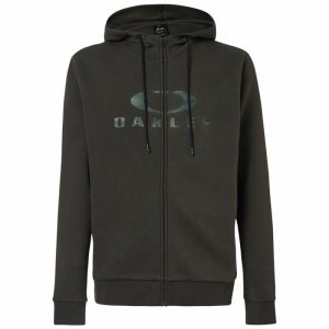 Bluza z kapturem Męska Oakley Bark Fz Hoodie 2.0 Kolor Zielony Ciemna zieleń